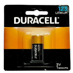 Duracell, 123A, 3 Volt, Ultra Lithium Battery