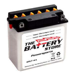 12N7-4A, Palm, Flooded, Powersports Battery, 12 Month Warranty, 90 Day Free Replacement