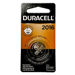 Duracell, 2016, 3 Volt, Lithium, Coin Cell Battery