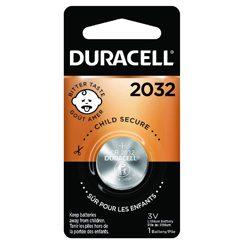 Duracell, 2032, 3 Volt, Lithium, Coin Cell Battery