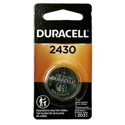 Duracell, 2430, 3 Volt, Lithium, Coin Cell Battery