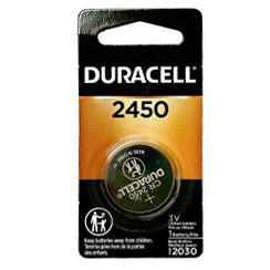 Duracell, 2450, 3 Volt, Lithium Coin Cell Battery