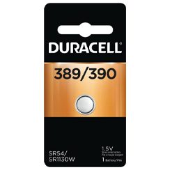 Duracell, 389/390, 1.5 Volt, Silver Oxide, Button Cell Battery