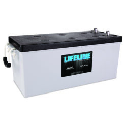 GPL-4DA, Lifeline, 1360cca 390rc 210Ah, AGM, Battery, Group 4D