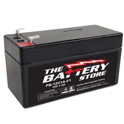 PB-12V1A-F1, Palm, 12 Volt, 1.3 Amp, SLA, AGM Battery