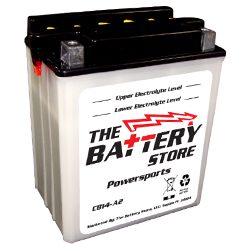 CB14-A2, Palm, Flooded, Powersports Battery, 12 Month Warranty, 90 Day Free Replacement