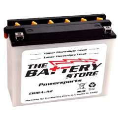 CB16AL-A2, Palm, Flooded, Powersports Battery, 12 Month Warranty, 90 Day Free Replacement