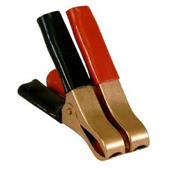 00336, 50A Clamps, Red/Black