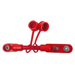 04362, Over-Molded Red Harness Assembly - 7 Inch