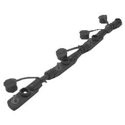 04663, Over-Molded, Black, Harness Assembly - 21 Inch