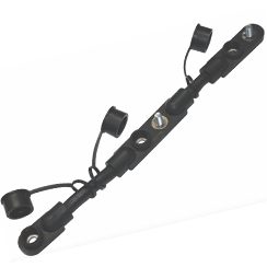 04365, Over-Molded Black Harness Assembly - 14 Inch