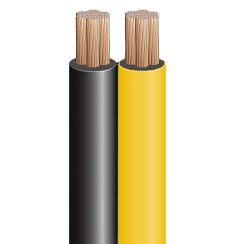 01269, Dual Booster, 8 Gauge, Black/Yellow Cable Wire - 100 Foot