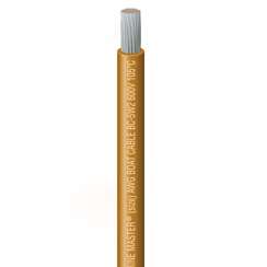 99121, Marine Master, 16 Gauge, Tinned Wire/Cable, Brown, 100 Foot