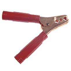 08763, 200C, Copper-Plated, Heavy Duty Clamp Red, Crimp Type