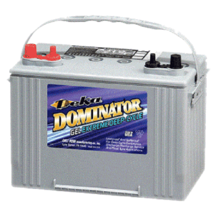 8G27M Deka Dominator Extreme Deep Cycle AGM Battery , Group 27
