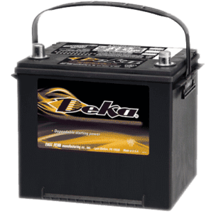 525MF, Deka Quality Automobile Battery, Group 25, 550 CCA