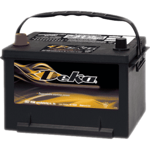 558MF, Deka Automobile Battery, Group 58, 500 CCA, 630 CA