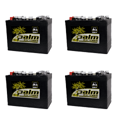 Four 12Volt 135Ah Golf Cart Batteries set Group gc12