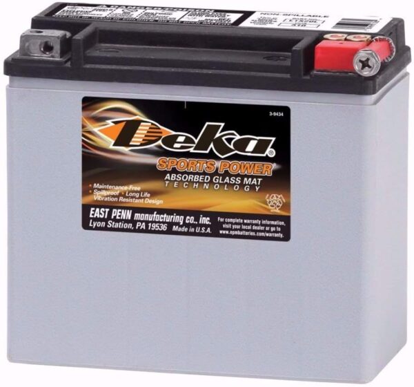 ETX-20L, Deka, 12 Volt, AGM Powersports Battery